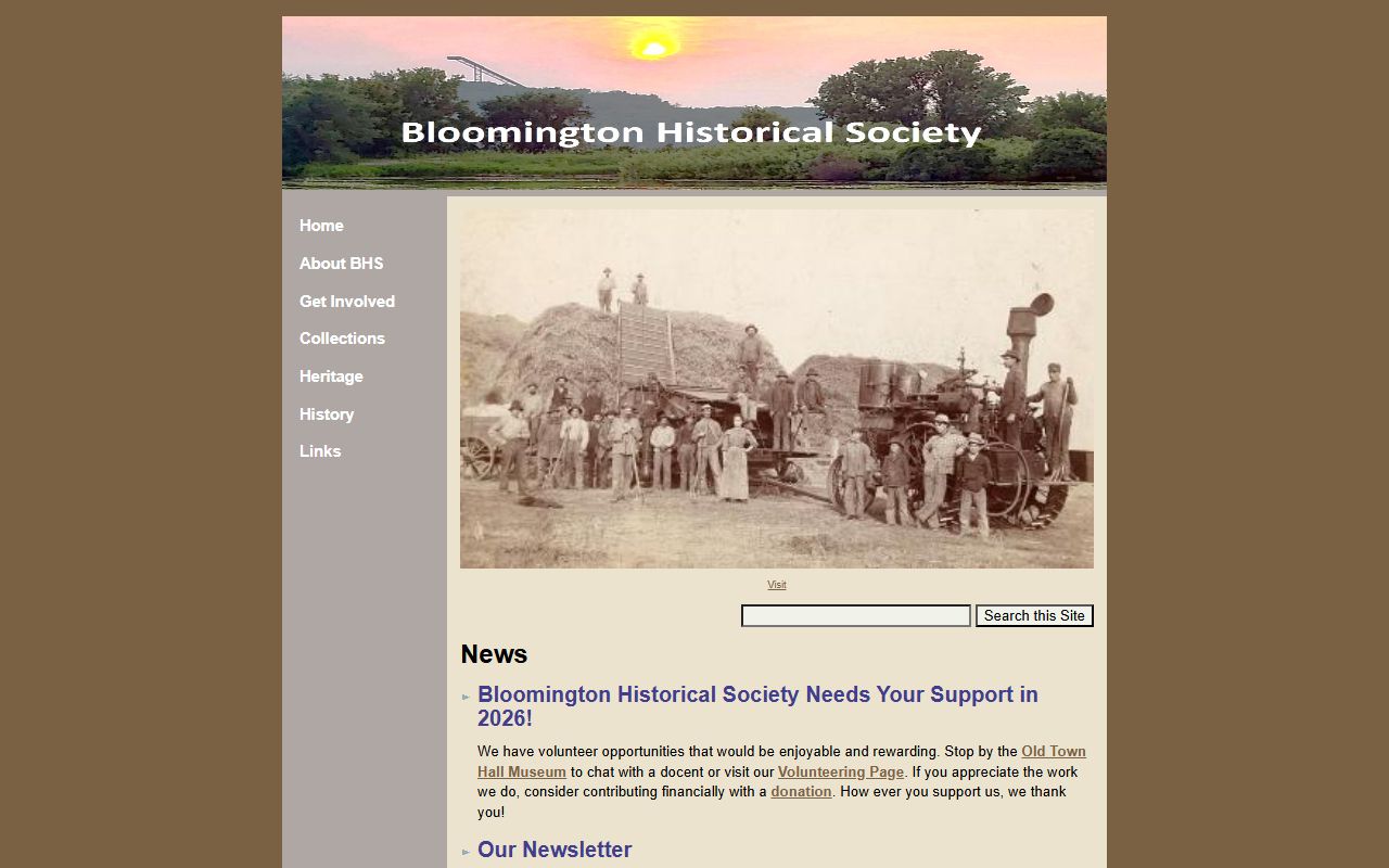 Bloomington Minnesota genealogy records - Bloomington Historical Society