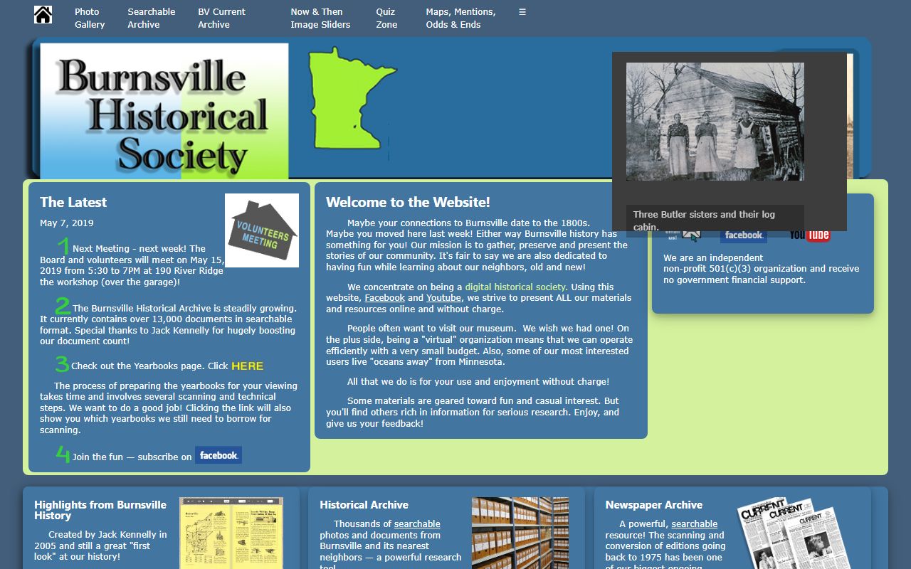 Burnsville Minnesota genealogy records historical society