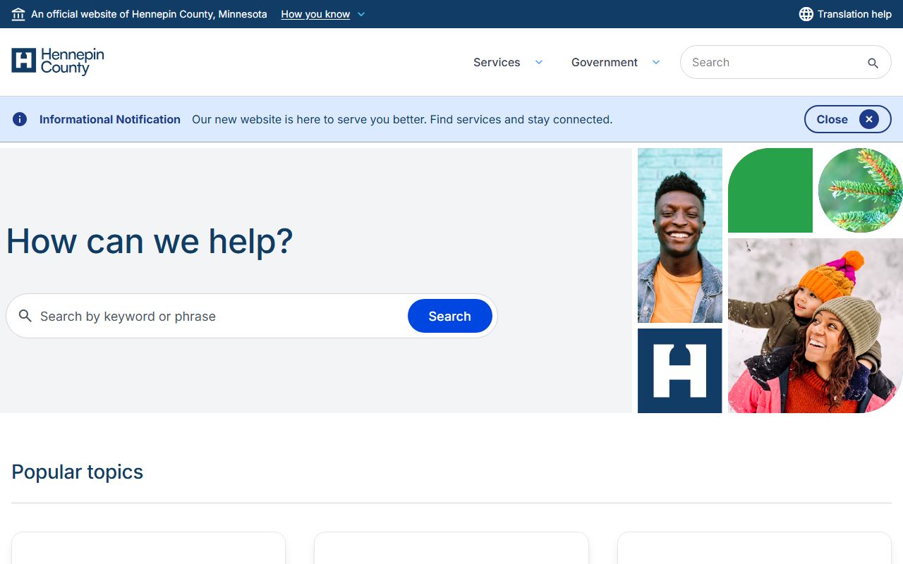 Hennepin County government genealogy records