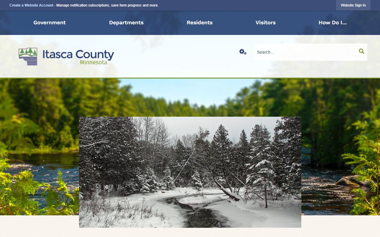 Itasca County Government website for genealogy records