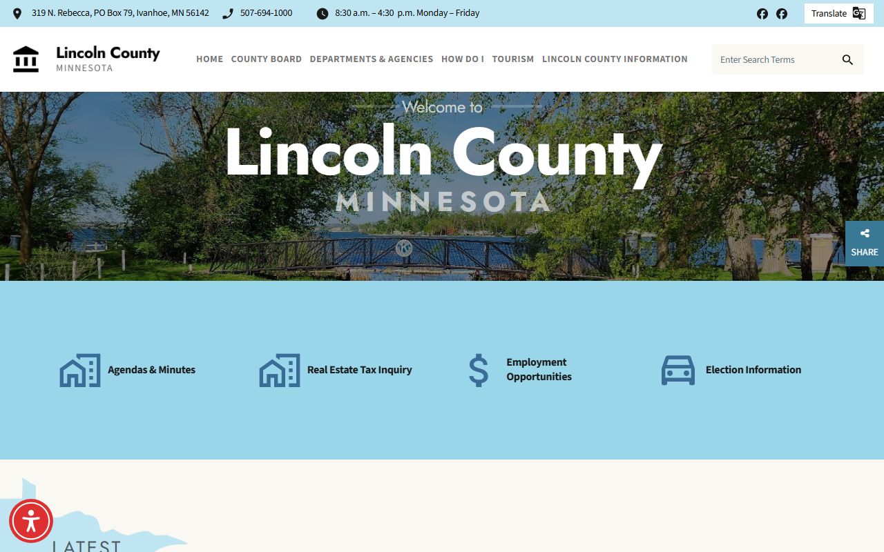 Lincoln County Government website for genealogy records