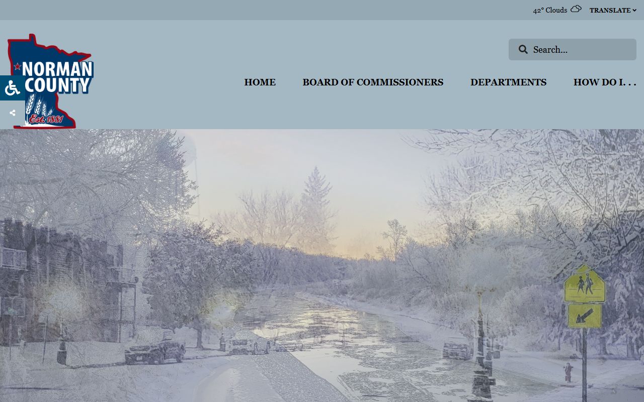 Norman County Government genealogy records portal