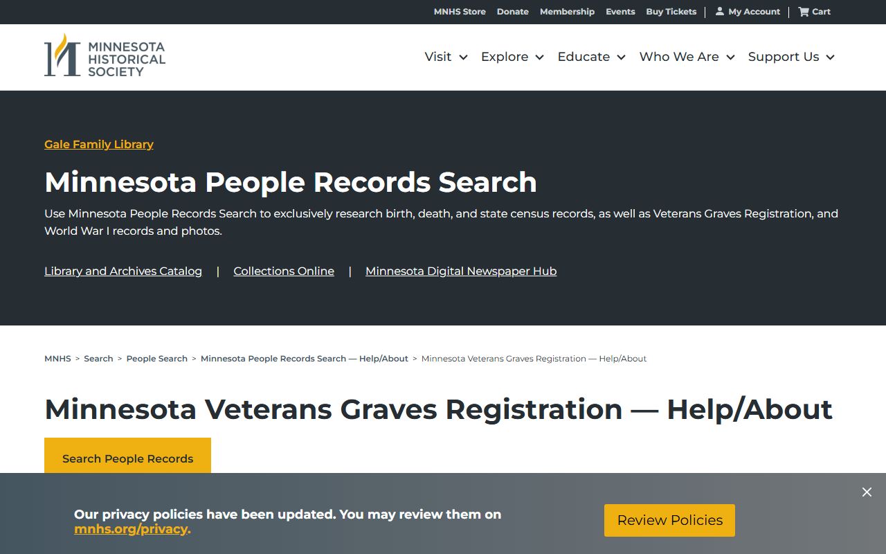 Minnesota Veterans Graves Registration - Minnesota Genealogy Records